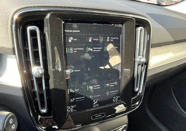 Volvo XC 40 cena 152500 przebieg: 49300, rok produkcji 2021 z Nowy Targ małe 254